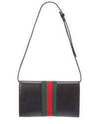 Gucci Horsebit Leather Shoulder Bag