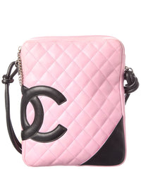 Chanel Chanel Pink Lambskin Leather Cambon Crossbody (Authentic Pre-Loved)