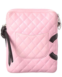 Chanel Chanel Pink Lambskin Leather Cambon Crossbody (Authentic Pre-Loved)