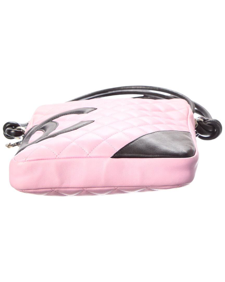 Chanel Chanel Pink Lambskin Leather Cambon Crossbody (Authentic Pre-Loved)