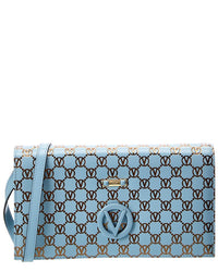 Valentino By Mario Valentino Lena Monogram Leather Shoulder Bag