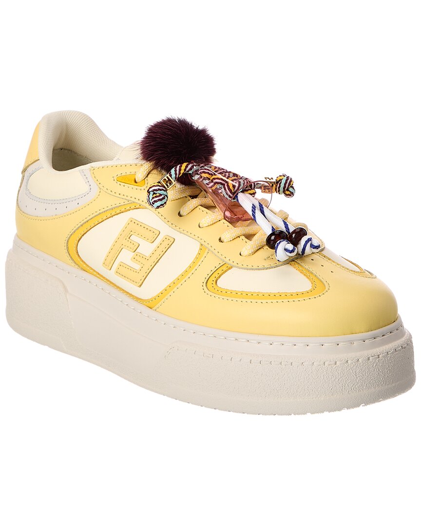 FENDI Fendi Match Leather Platform Sneaker