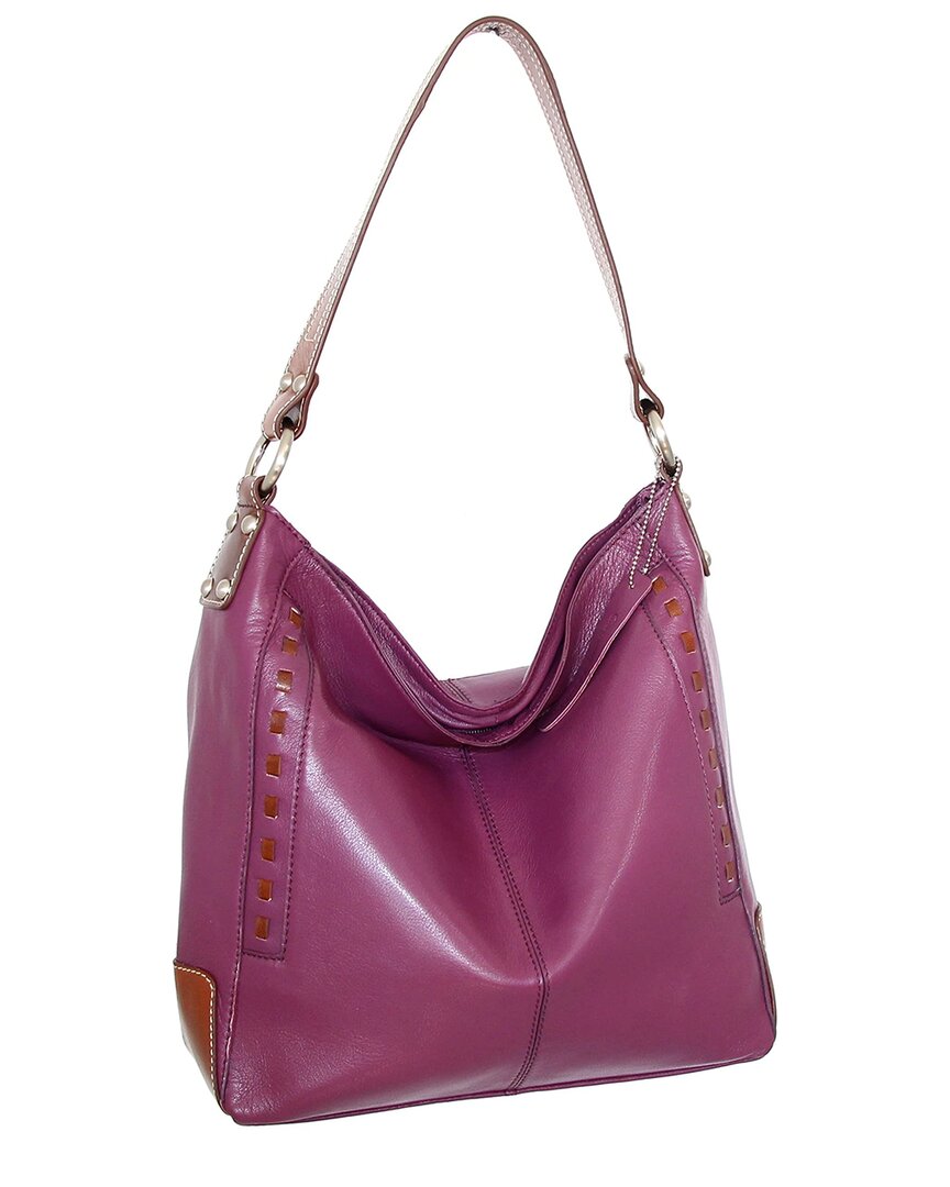 Nino Bossi Nino Bossi Alyssa Genuine Leather Hobo Bag