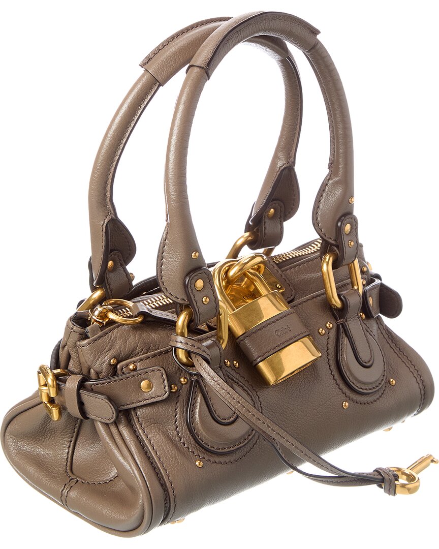Chloé Chloé Mini Paddington Leather Satchel