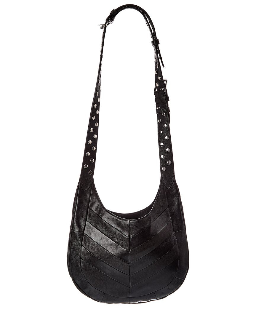 Valentino Valentino Vlogo Leather Hobo Bag