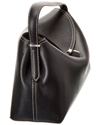 TOTEME Toteme T-Lock Top Handle Leather Satchel