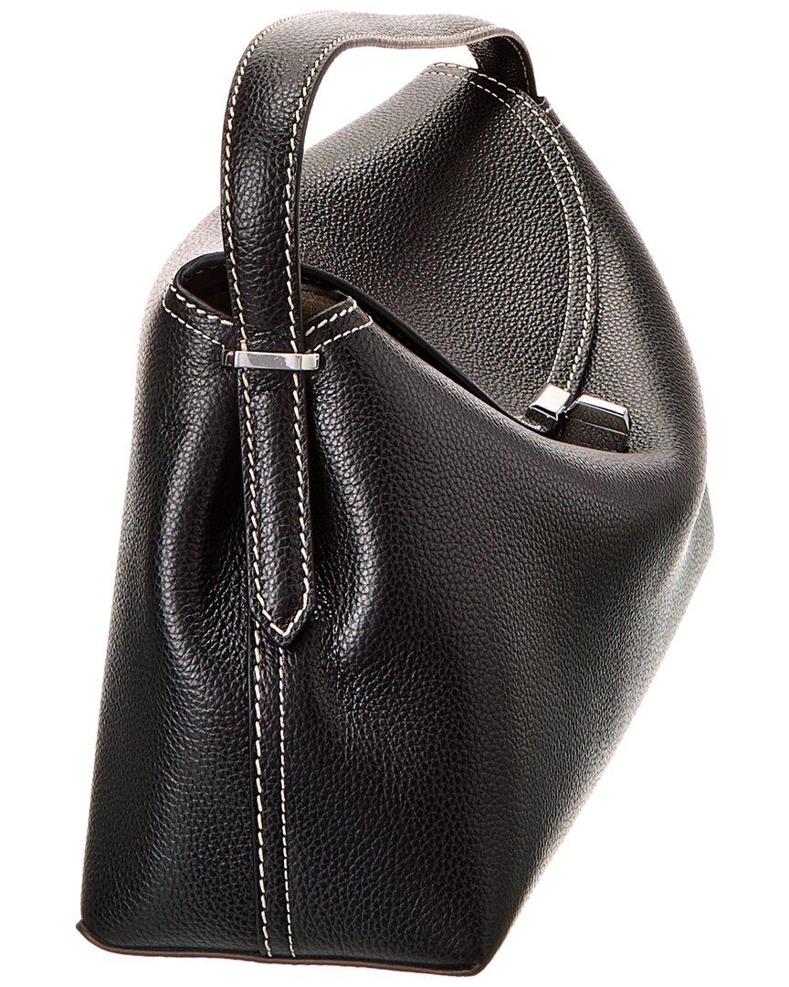 TOTEME Toteme T-Lock Top Handle Leather Satchel