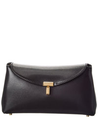 TOTEME Toteme T-Lock Mini Leather Clutch