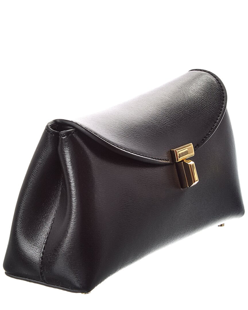 TOTEME Toteme T-Lock Mini Leather Clutch