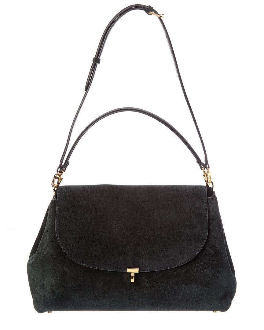 TOTEME Toteme T-Lock Suede Shoulder Bag