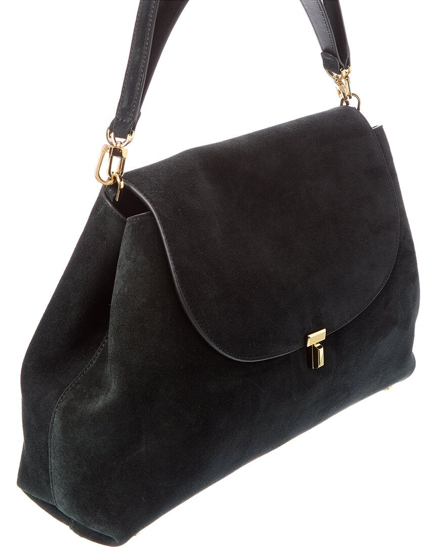 TOTEME Toteme T-Lock Suede Shoulder Bag
