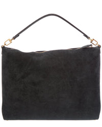 TOTEME Toteme Bevel Medium Suede Shoulder Bag