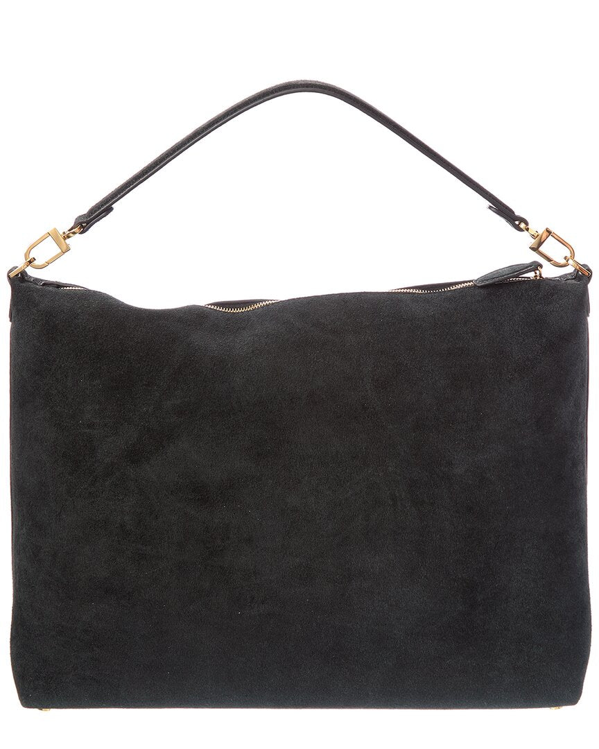TOTEME Toteme Bevel Medium Suede Shoulder Bag