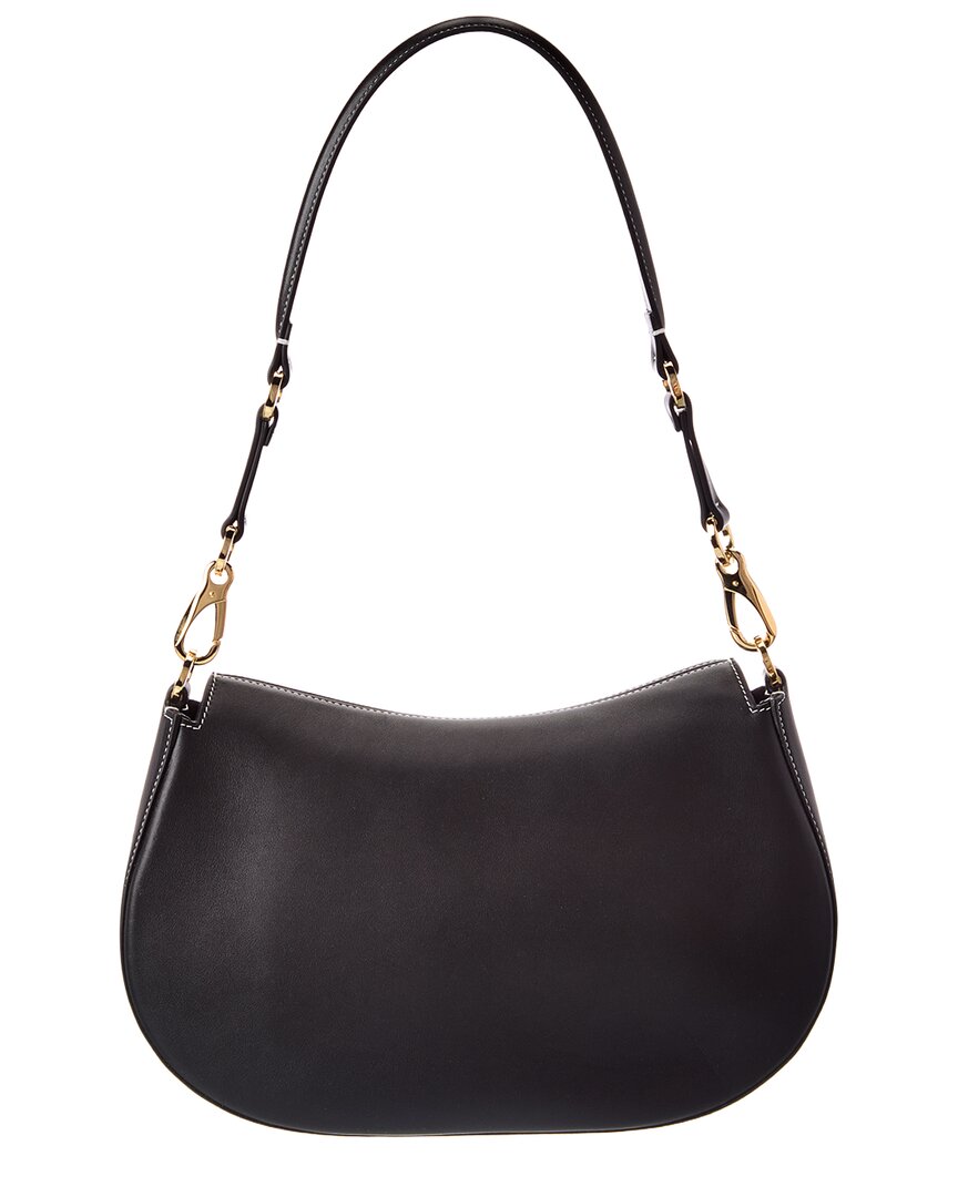 Valentino Valentino Vlogo Signature Leather Shoulder Bag