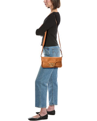 Valentino Valentino Vlogo Signature Leather Shoulder Bag