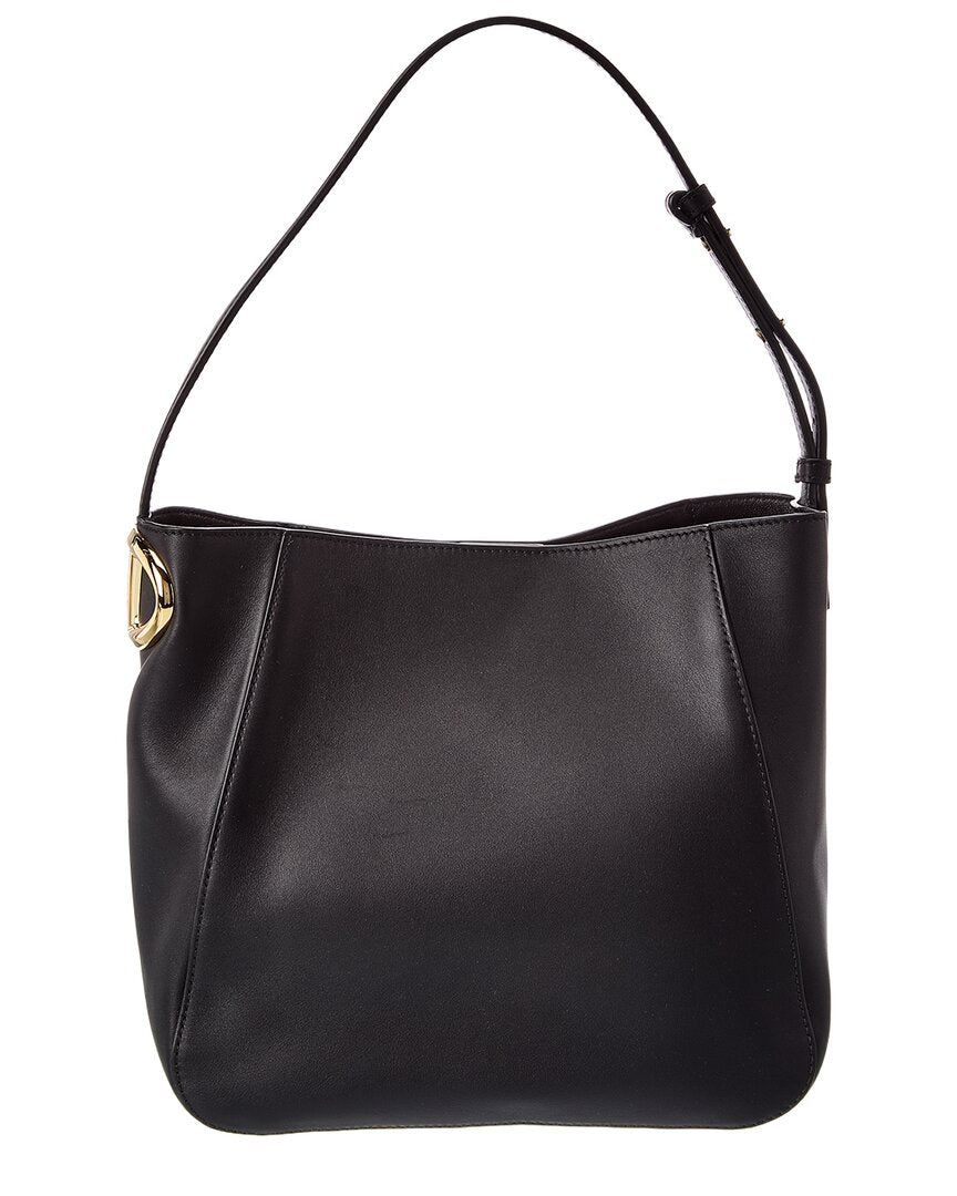 Valentino Valentino Vlogo Signature Leather Shoulder Bag