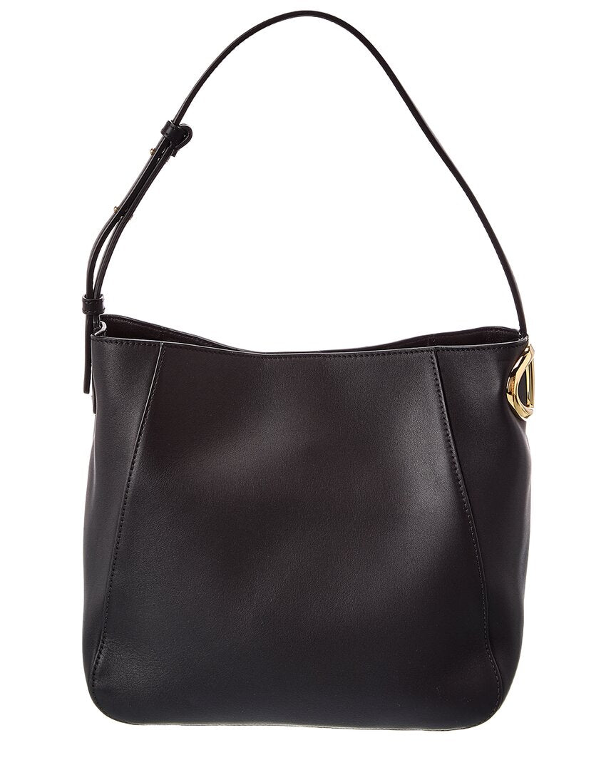 Valentino Valentino Vlogo Signature Leather Shoulder Bag