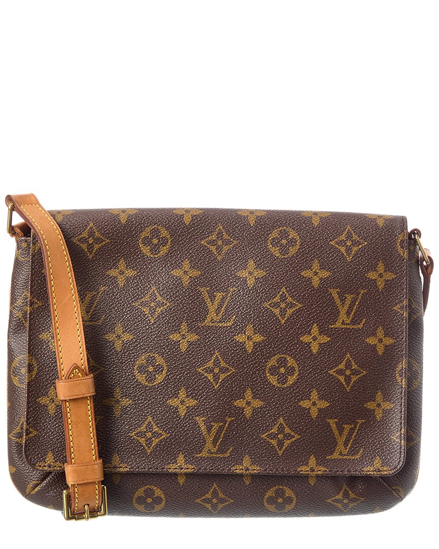 Pre-Owned Louis Vuitton Brown Monogram Canvas Musette Tango Short Strap (Authentic