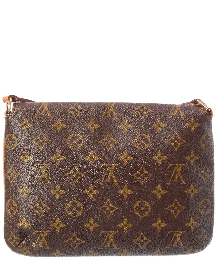 Pre-Owned Louis Vuitton Brown Monogram Canvas Musette Tango Short Strap (Authentic
