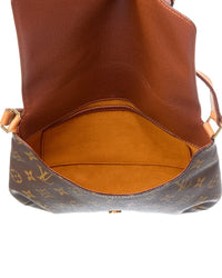 Pre-Owned Louis Vuitton Brown Monogram Canvas Musette Tango Short Strap (Authentic