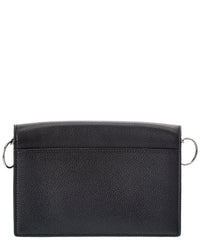 Pre-Owned Louis Vuitton Black Grained Calf Leather Mylockme Chain Pochette (Authentic