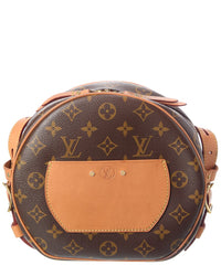 Pre-Owned Louis Vuitton Brown Monogram Canvas Boite Chapeau Souple Mm (Authentic