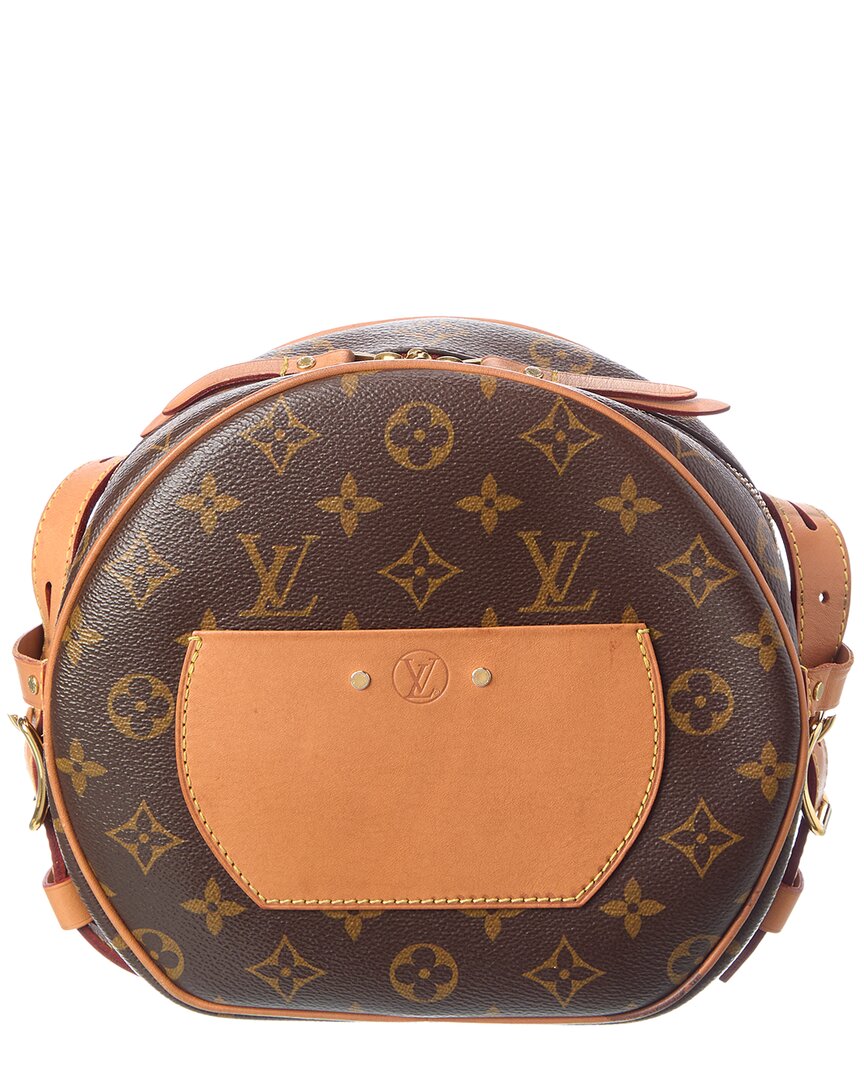 Pre-Owned Louis Vuitton Brown Monogram Canvas Boite Chapeau Souple Mm (Authentic