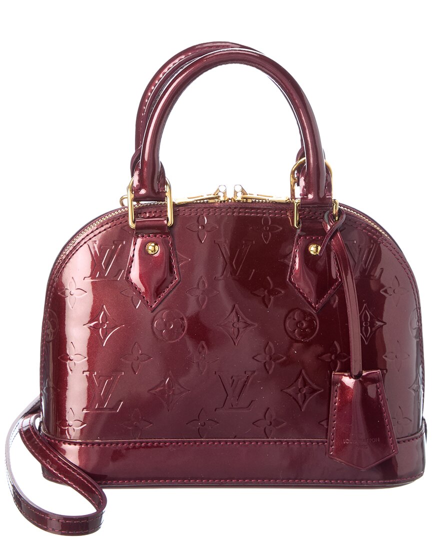Pre-Owned Louis Vuitton Purple Vernis Calf Patent Leather Alma Bb (Authentic Pre-Loved)