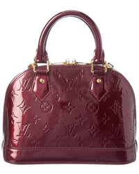 Pre-Owned Louis Vuitton Purple Vernis Calf Patent Leather Alma Bb (Authentic Pre-Loved)