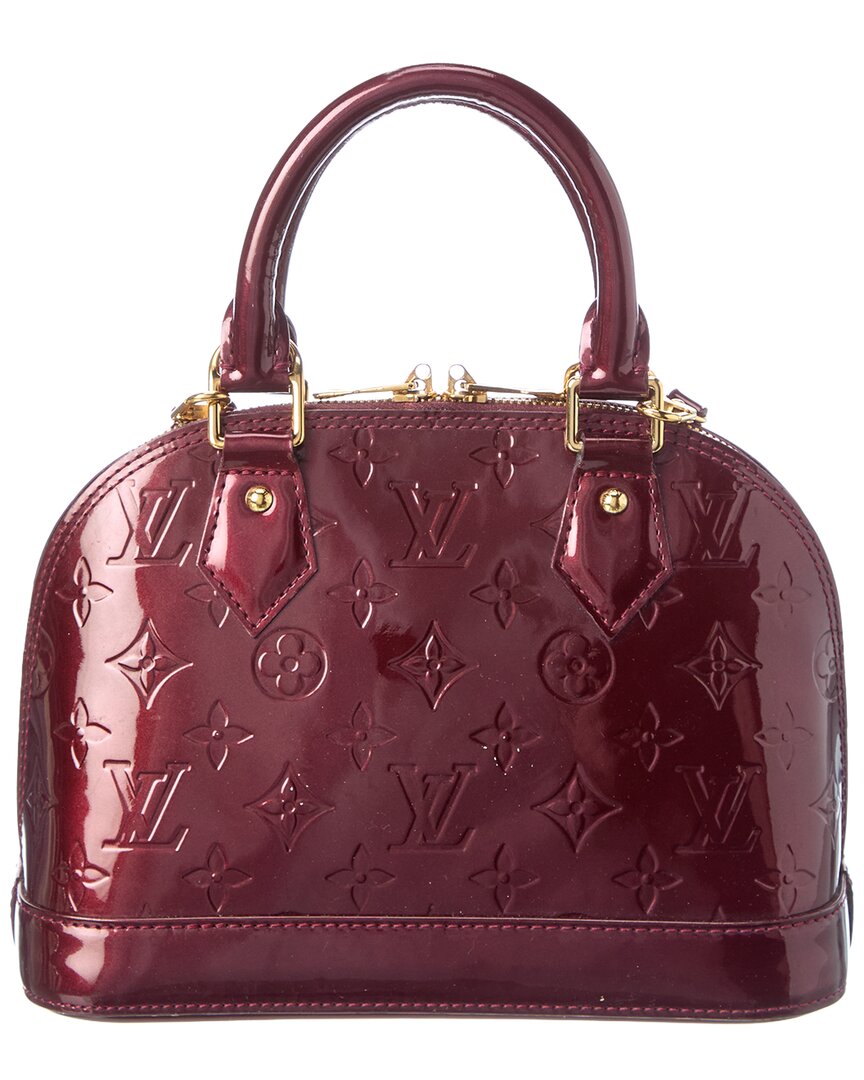 Pre-Owned Louis Vuitton Purple Vernis Calf Patent Leather Alma Bb (Authentic Pre-Loved)