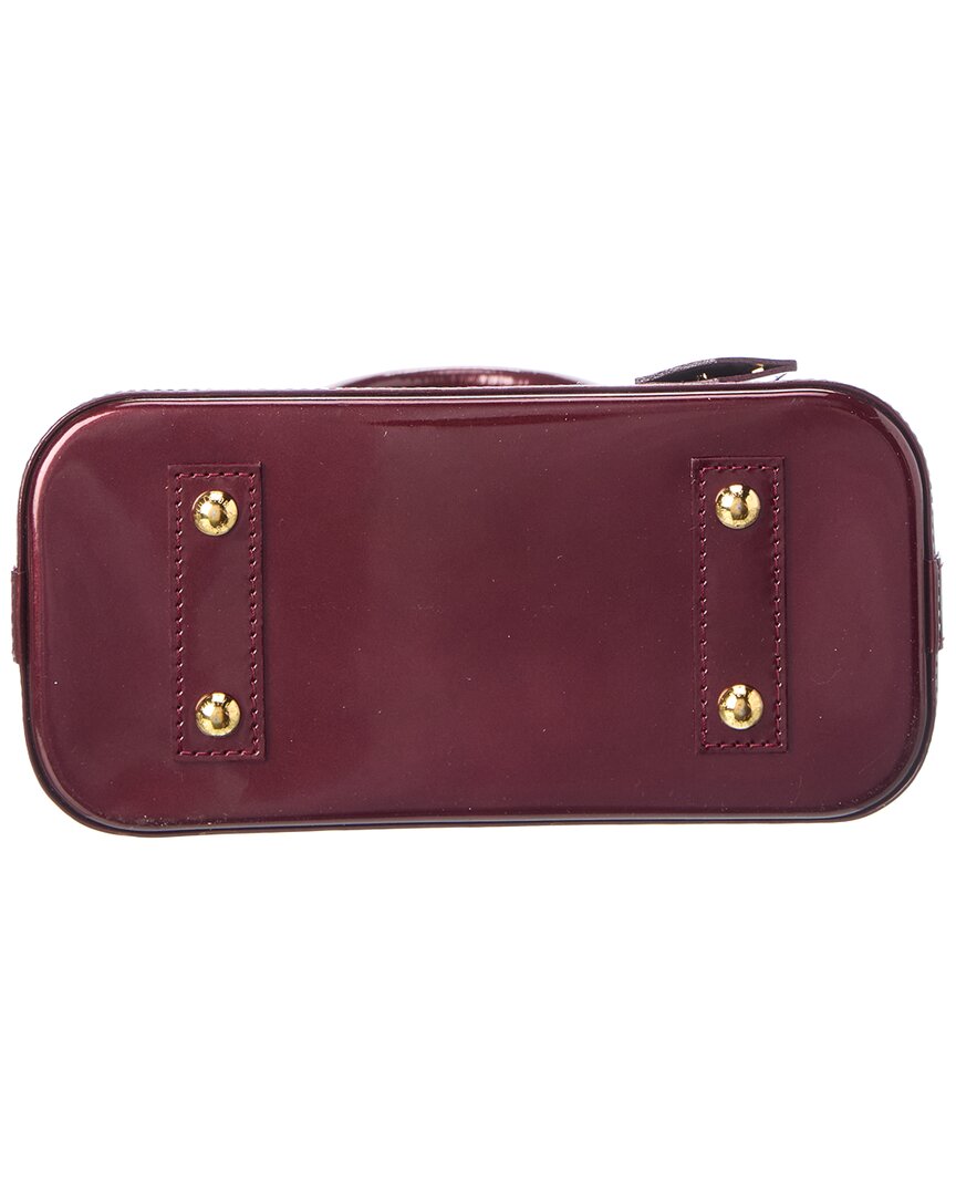Pre-Owned Louis Vuitton Purple Vernis Calf Patent Leather Alma Bb (Authentic Pre-Loved)