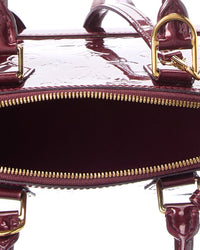 Pre-Owned Louis Vuitton Purple Vernis Calf Patent Leather Alma Bb (Authentic Pre-Loved)