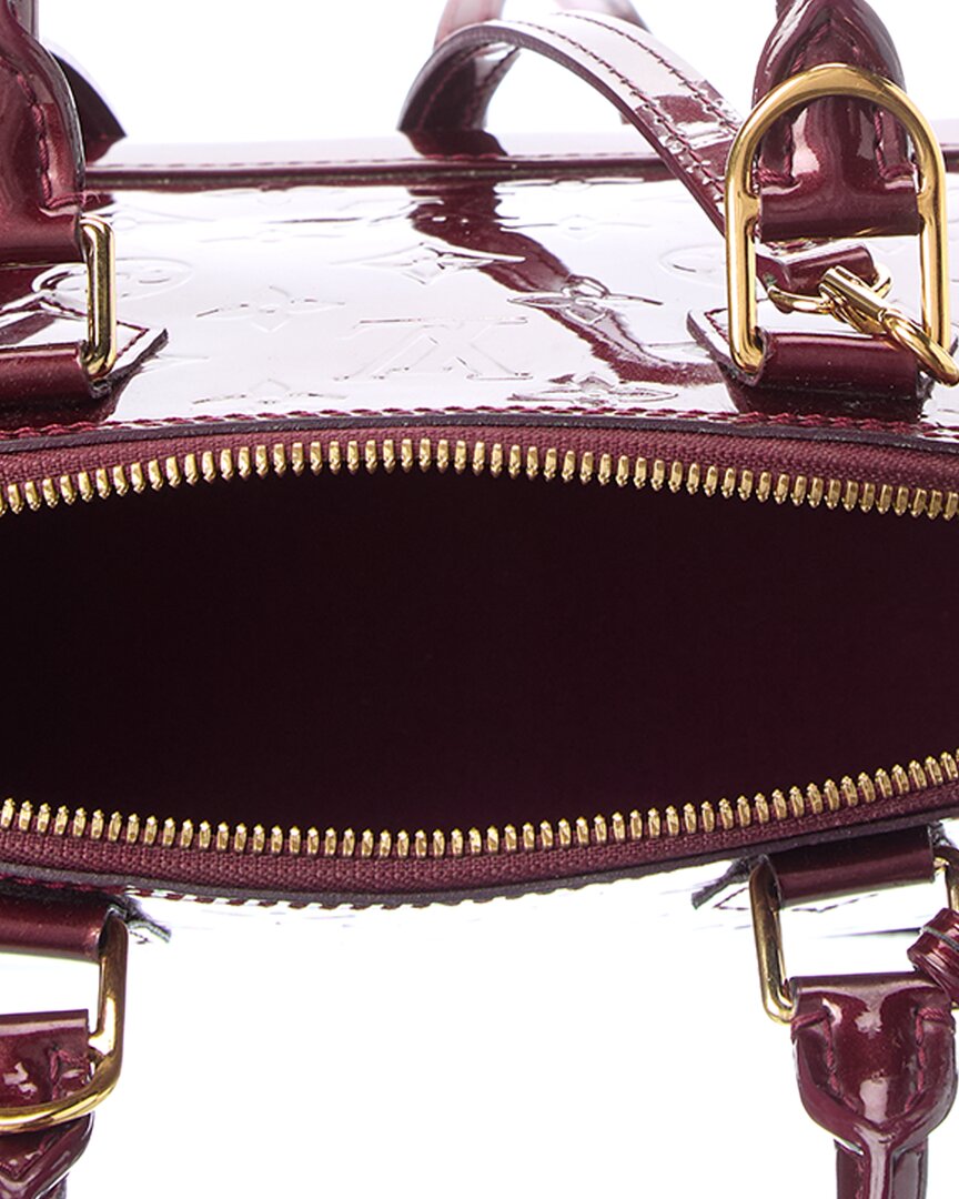 Pre-Owned Louis Vuitton Purple Vernis Calf Patent Leather Alma Bb (Authentic Pre-Loved)