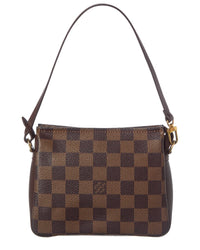Louis Vuitton Louis Vuitton Brown Damier Ebene Coated Canvas Trousse Makeup (Authentic