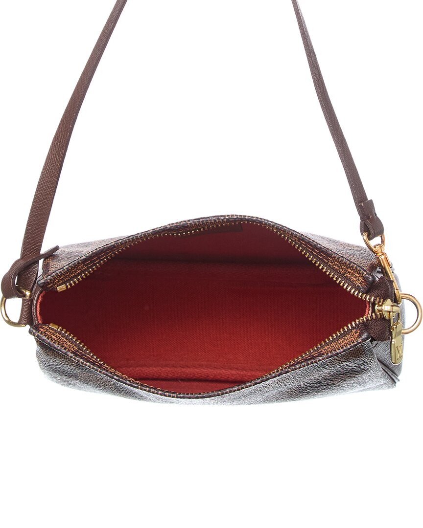 Louis Vuitton Louis Vuitton Brown Damier Ebene Coated Canvas Trousse Makeup (Authentic