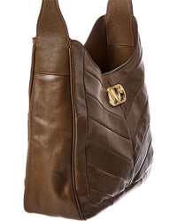 Valentino Valentino Vlogo Signature Leather Shoulder Bag