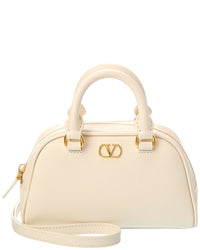 Valentino Valentino Vlogo Signature Mini Leather Shoulder Bag