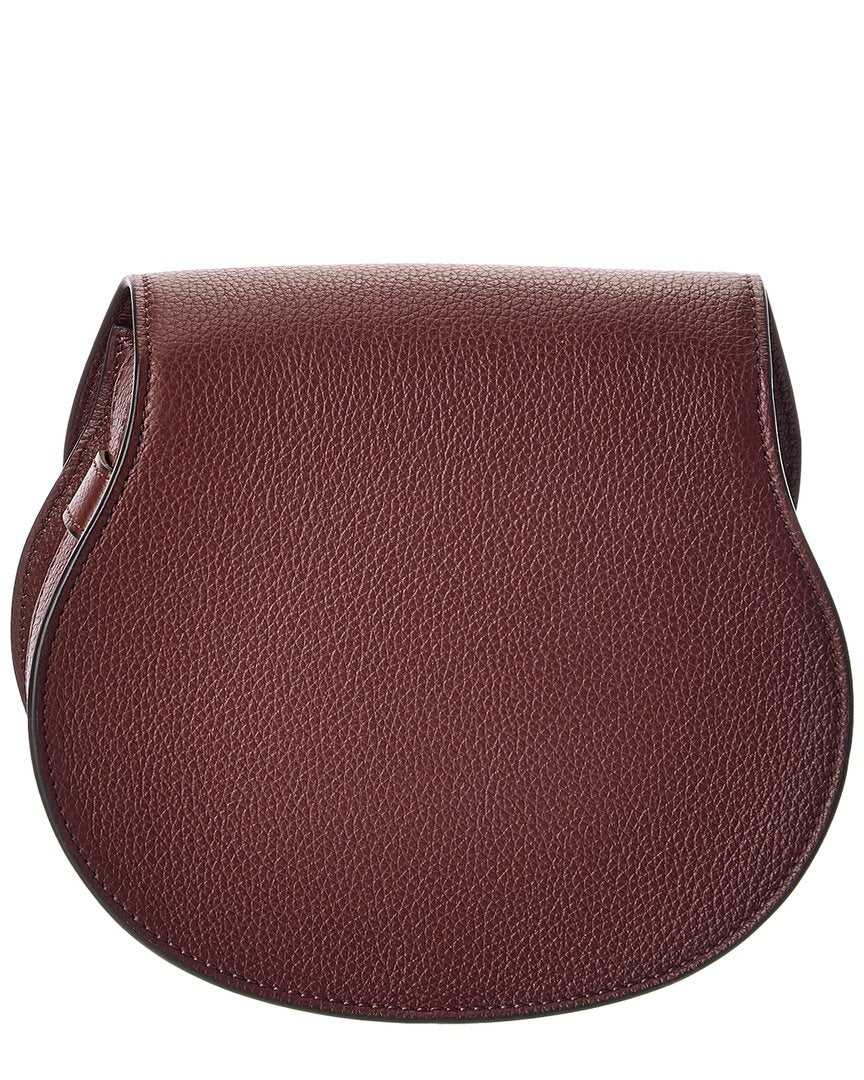 Chloé Chloé Marcie Small Leather Saddle Bag