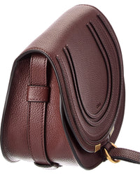 Chloé Chloé Marcie Small Leather Saddle Bag