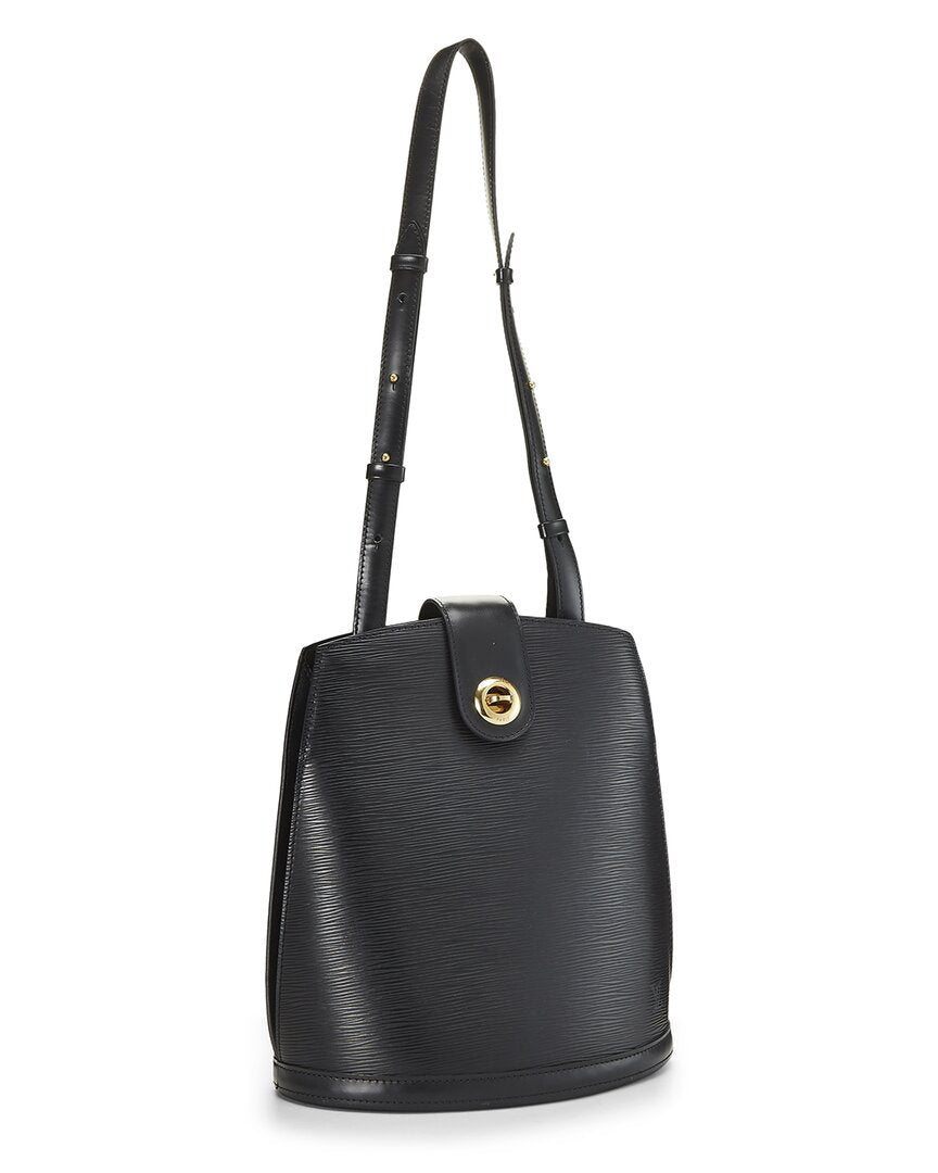 Louis Vuitton Louis Vuitton Black Epi Leather Cluny (Authentic Pre-Loved)