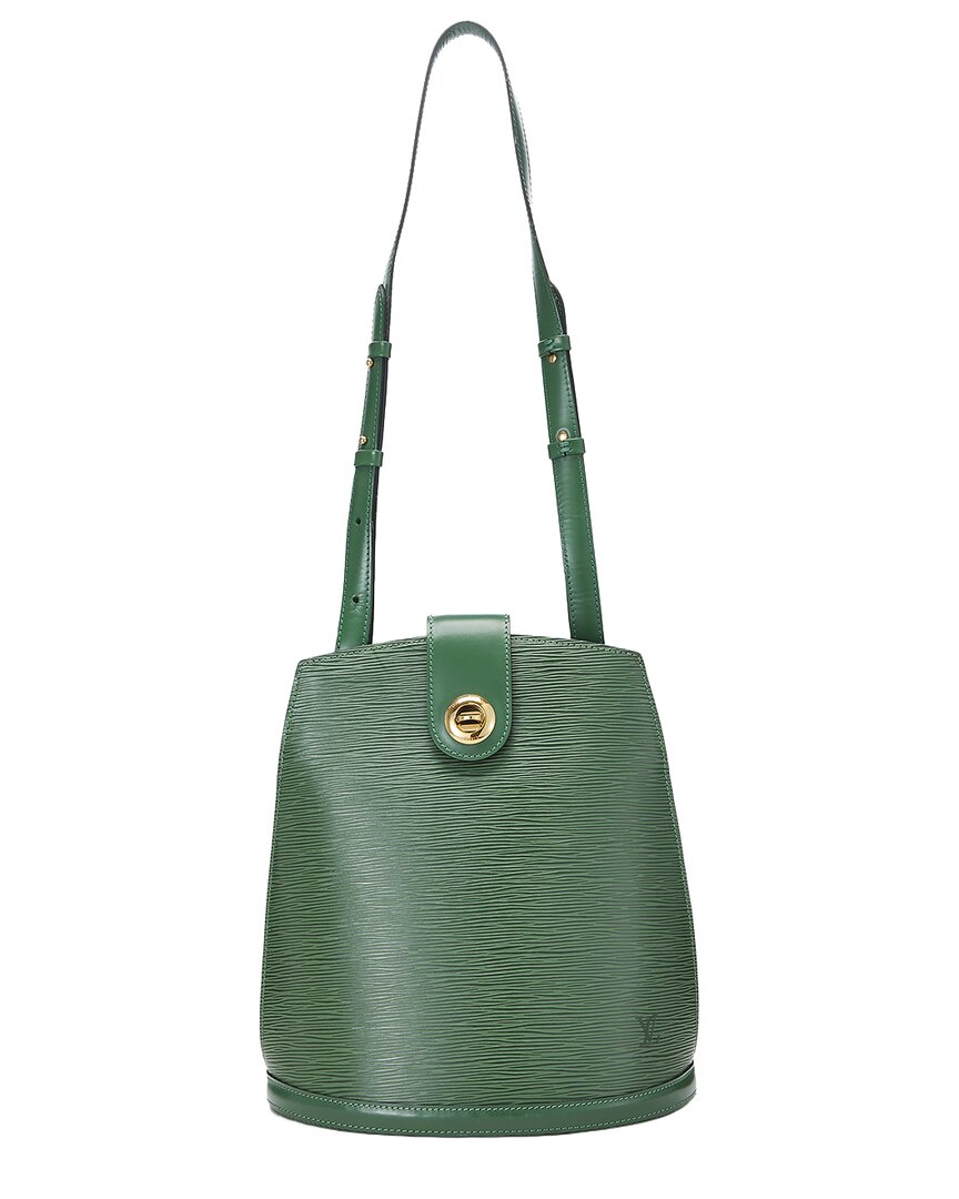 Louis Vuitton Pre-Owned Louis Vuitton Green Epi Leather Cluny (Authentic Pre-Loved)