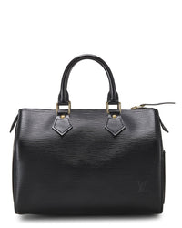 Louis Vuitton Louis Vuitton Black Epi Leather Speedy25 (Authentic Pre-Loved)