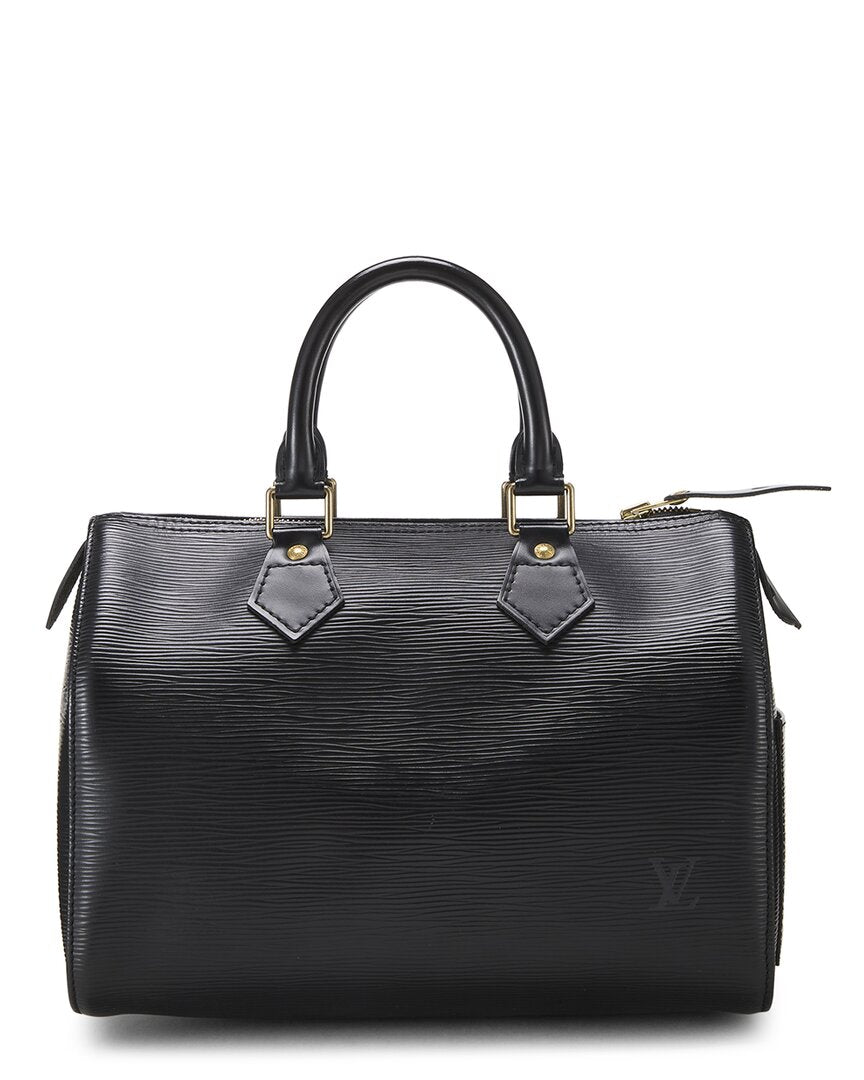 Louis Vuitton Louis Vuitton Black Epi Leather Speedy25 (Authentic Pre-Loved)