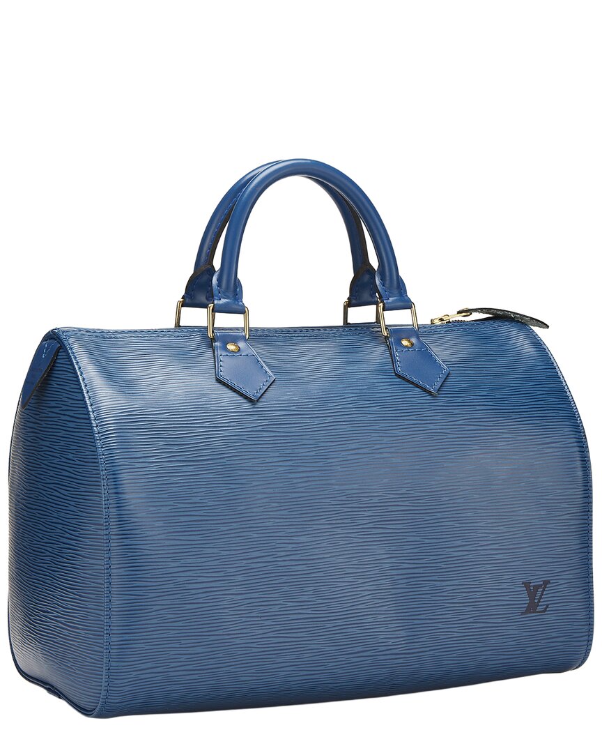 Louis Vuitton Louis Vuitton Blue Epi Leather Speedy30 (Authentic Pre-Loved)