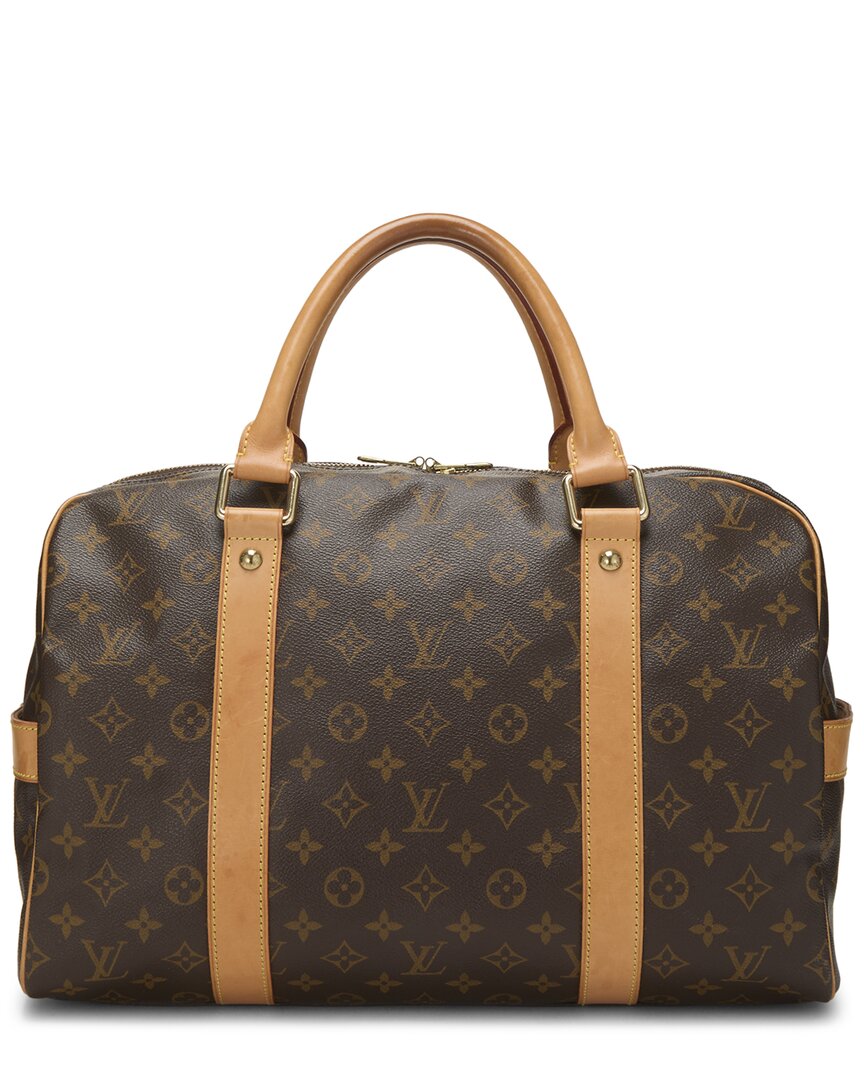 Louis Vuitton Louis Vuitton Brown Monogram Coated Canvas Carryall (Authentic Pre-Loved)