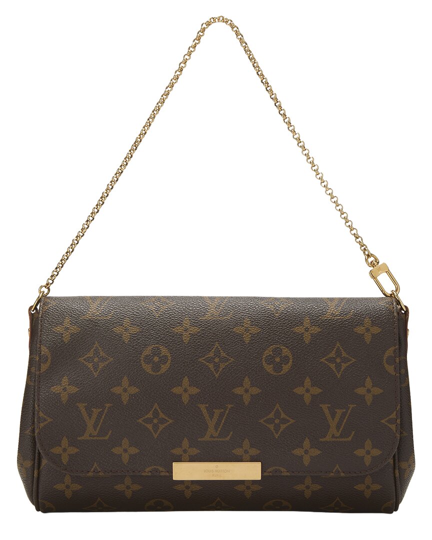 Louis Vuitton Louis Vuitton Brown Monogram Coated Canvas Favorite Mm (Authentic Pre-Loved)