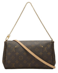 Louis Vuitton Louis Vuitton Brown Monogram Coated Canvas Favorite Mm (Authentic Pre-Loved)