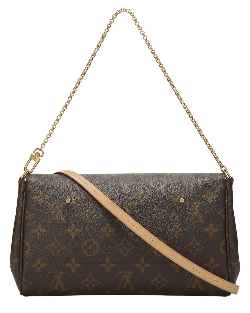 Louis Vuitton Louis Vuitton Brown Monogram Coated Canvas Favorite Mm (Authentic Pre-Loved)
