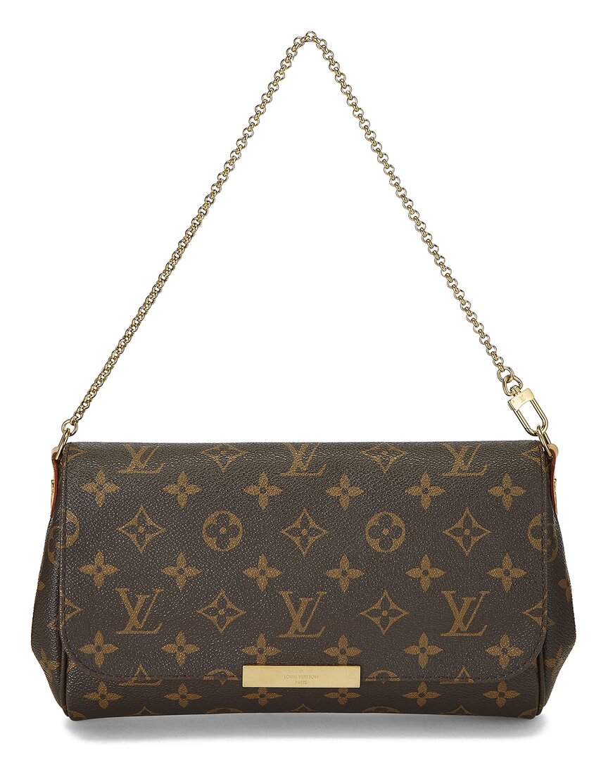 Louis Vuitton Louis Vuitton Brown Monogram Coated Canvas Favorite Mm (Authentic Pre-Loved)