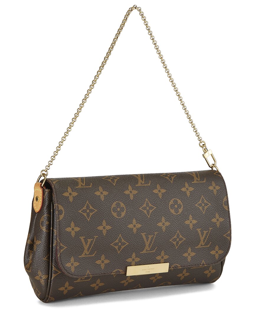 Louis Vuitton Louis Vuitton Brown Monogram Coated Canvas Favorite Mm (Authentic Pre-Loved)